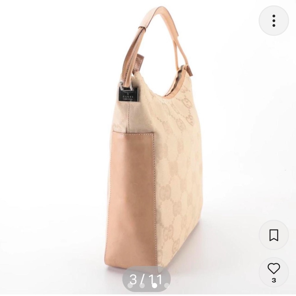 GUCCI MONOGRAM TOTE BAG - Picture 6 of 7